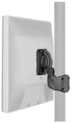 Chief Manufacturing K0P100B K0 Pole Mount with Extreme Tilt Pitch/Pivot in Black K0P100B