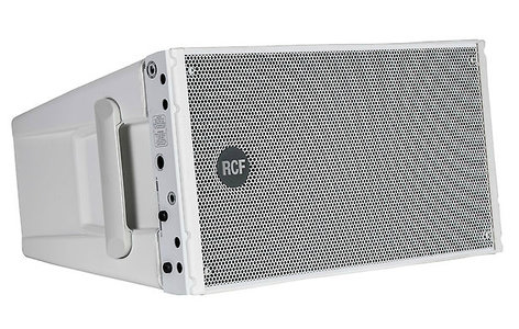 RCF HDL 10-A-W 1400W Peak Dual 8" Active Line Array Speaker Module in White HDL10-A-W