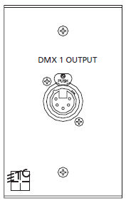 ETC/Elec Theatre Controls ECPB DMXIN Single Gang Wall Mount DMX In Remote Plug-In Wall Station ECPB-DMXIN