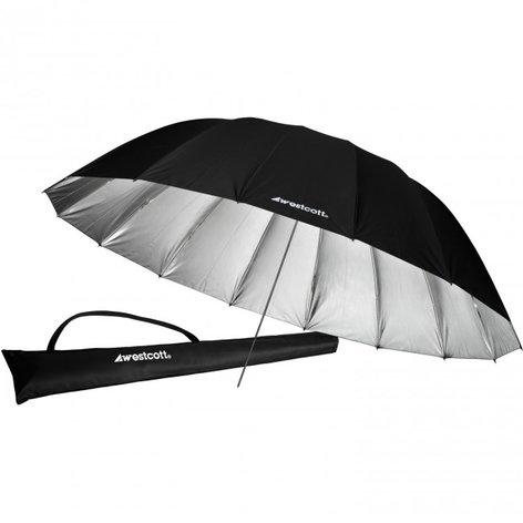 Westcott 4633 7 ft Silver Parabolic Umbrella 4633