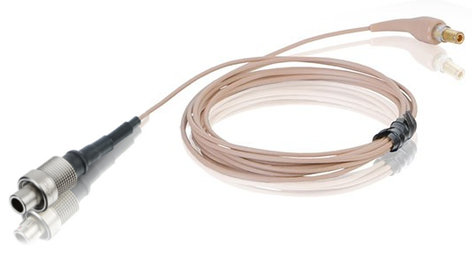 Countryman H6CABLET-S2 Replacement Cable for H6 Headset Microphone with 3-Pin Lemo Connector in Tan H6CABLET-S2