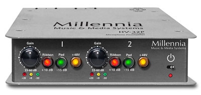 Millennia Media Inc HV-32P 2-Channel Portable Microphone Preamplifier HV32P