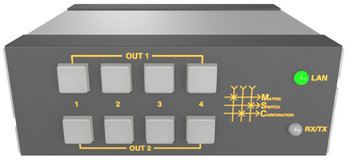 Matrix Switch Corporation MSC-HD42L 3G/HD/SD-SDI 4x2 Mini Router MSC-HD42L