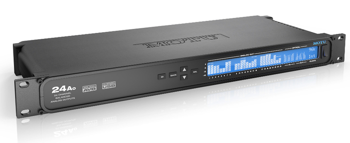 MOTU 24Ao 72-Channel USB 2.0 Audio Interface with 24 Analog Outputs and AVB Networking 24AO