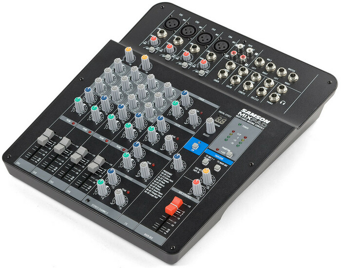 Samson MixPad MXP124FX Compact 8 Channel 12 Input Analog Stereo Mixer with Effects and USB SAMXP124FX