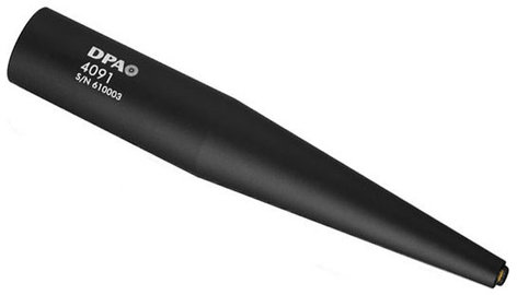 DPA Microphones 4091 d:screet Low Sensitivity Omnidirectional Condenser Microphone , P48 4091