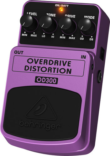 Behringer Overdrive/Distortion OD300 2-Mode Overdrive/Distortion Effects Pedal OD300