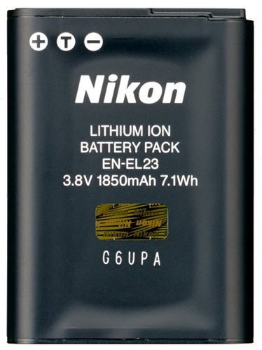 Nikon 25880 EN-EL23 3.8V, 1850mAh Rechargeable Lithium-Ion Battery