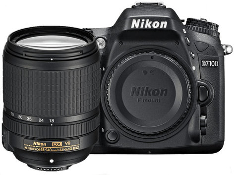 Nikon D7100 DSLR Kit 24.1MP DSLR Camera with AF-S DX NIKKOR 18-140mm VR Lens 13302