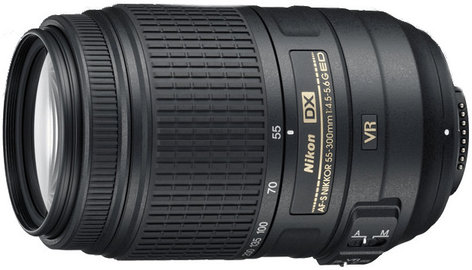 Nikon 2197 AF-S DX NIKKOR 55-300mm f/4.5-5.6G ED VR Zoom Lens 2197