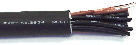 Mogami W2932 328 Black Wire Snake Cable 8pr 328ft W2932-328-BLACK
