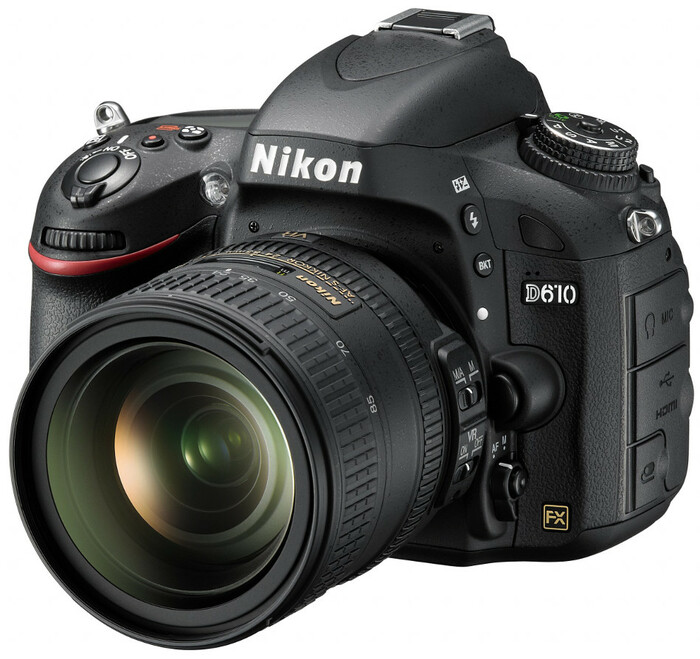 Nikon D610 Dual Lens Kit 24.3MP DSLR Camera With AF-S  24-85mm And 70-300mm VR Lenses