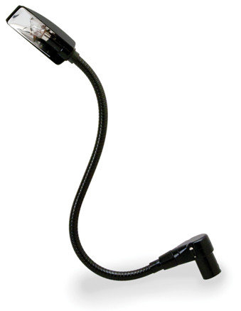 Hosa LTE-322XLR4 18" Incandescent Gooseneck Console Lamp with Right-Angle 4-Pin XLR-M LTE322XLR4