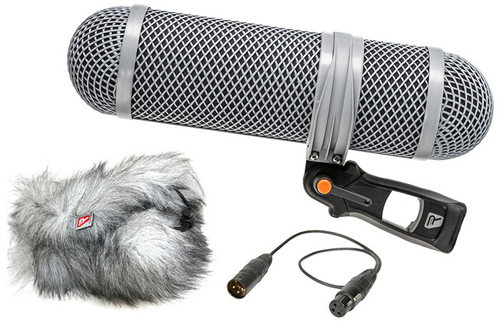 Rycote 010320 Super-Shield Shotgun Microphone Windshield And Shock Mounting Kit, Small