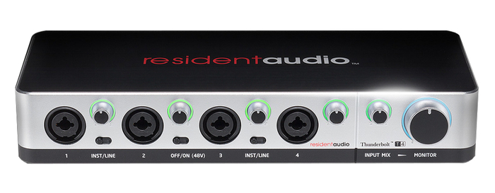 Resident Audio T4 4-Channel Bus Powered Thunderbolt Interface T4