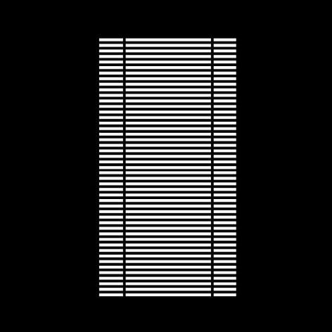 Apollo Design Technology MS-4003 Steel Gobo with Window Blinds Narrow Pattern Design MS-4003
