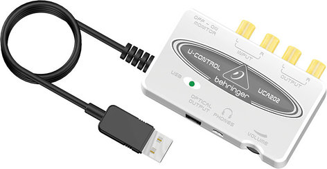 Behringer U-CONTROL UCA202 2x2 USB Interface UCA202-U-CONTROL