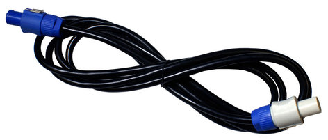 Blizzard Lighting PWC2 10/14 10' 14 AWG PowerCon Blue (In) to PowerCon White (Out) Cable POWERCON-INTER-1410