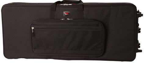 Gator Cases GK-88 XL Lightweight Hard Case with Wheels for Extra Long 88-Note Keyboards GK88-XL