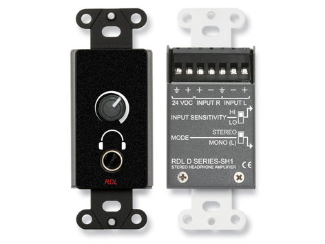 Radio Design Labs DB-SH1 Panel Mounted Single-Gang Headphone Amplifier DB-SH1
