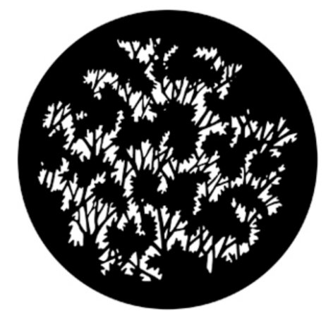 Rosco Laboratories 77779 Steel Gobo Foliage Medium 77779