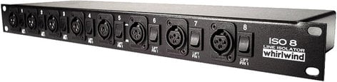 Whirlwind ISO-8 Line Level Isolator, Rack Mount 8ch XLR ISO8