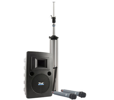 Anchor LIB-BPDUAL-LM60 Portable PA System with Bluetooth, CD/MP3 Player, (2) UHF Wireless Receivers, Bodypack Transmitter, Lapel Microphone and Choice of 2nd Transmitter/Mic LIB-BPDUAL-LM60