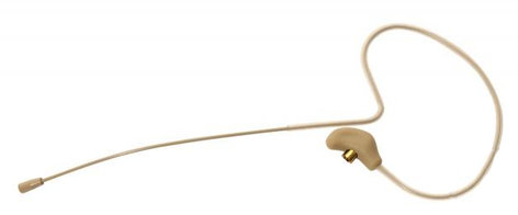 Elite Core Audio HS-09-SN-TAN Omnidirectional Condenser Headset Microphone for Sennheiser Wireless Systems in Tan HS-09-SN-TAN