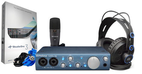 PreSonus AudioBox iTwo Studio Mobile Recording Bundle with AudioBox iTwo, Headphones, Microphone and Recording Software AUDIOBOX-ITWO-STUDIO