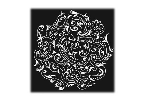 Apollo Design Technology MS-4226 Steel Gobo In "Almost Paisley"-Pattern Design