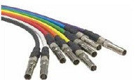 ADC BK4V-STM 4' WECO Mid - WECO Mid HD Patch Cable in Black BK4V-STM