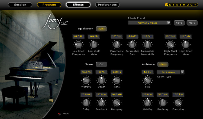 Synthogy IVORY2-GRAND-P-E Ivory II Grand Piano Piano Collection Virtual Instrument Software