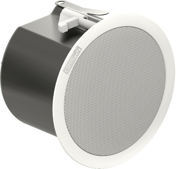 Community C4 Commercial Design Series 4.5" 2-Way 60 Watt Full-Range Ceiling Speaker with 8 Ohm or 70V Operation C4