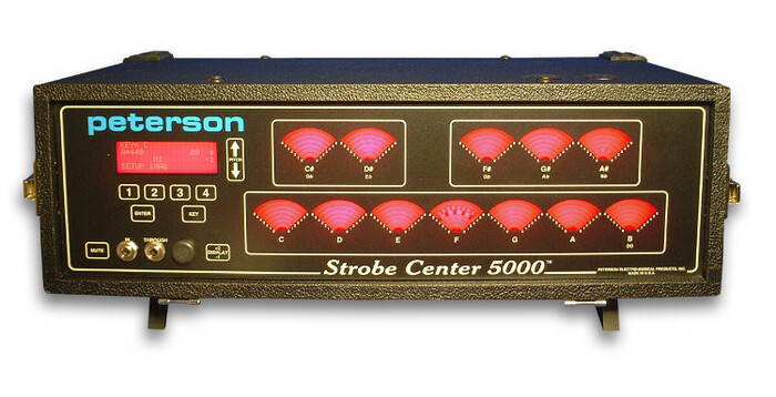 Peterson 403475 Strobe Center 5000-II 12-Window Strobe Tuner