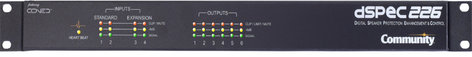 Community dSPEC226AN dSPEC Network-Enabled Loudspeaker Management Processor with 4 Analog Inputs & 6 Analog Outputs DSPEC226AN