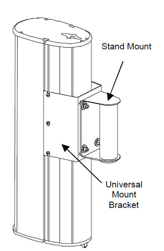Community E200-SAKW Stand Adapter Kit in White for ENTASYS 200 Series Speaker Models E200-SAK-WHITE