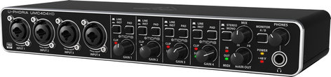 Behringer UMC404HD 4x4 USB Audio/MIDI Interface UMC404HD