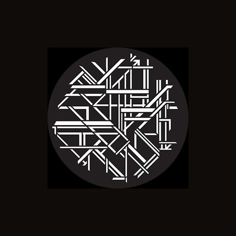 Apollo Design Technology MS-4305 Steel Gobo with "Under Construction" Pattern Design MS-4305