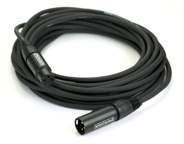 Whirlwind MK430-COLOR 30ft XLRM-XLRF Microphone Cable With Colored Boots