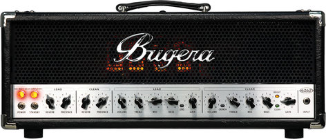 Bugera 6262 INFINIUM 120W 2-Channel Tube Guitar Amplifier Head with Reverb 6262-INFINIUM