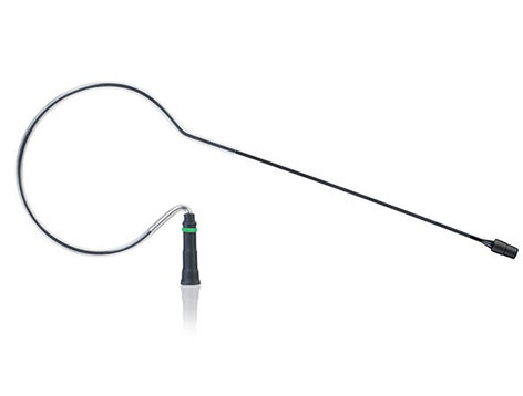 Countryman E6DW7B-SL-DURAMAX E6 Single-Ear Cardioid Headset Microphone for Shure Wireless in Black with Duramax Cable E6DW7B-SL-DURAMAX