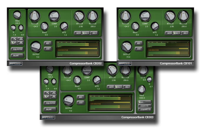 McDSP COMPRESSOR-BANK-HD CompressorBank HD Compressor Plug-in