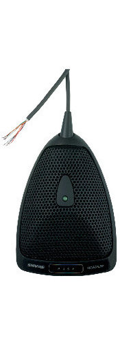 Shure MX392/O Omnidirectional Boundary Microphone With Preamp And Unterminated Cable
