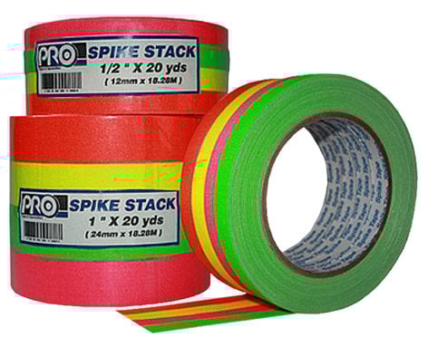 Rose Brand TPCS0024 1/2" Wide Fluorescent Spike Tape Combo Pack TPCS0024