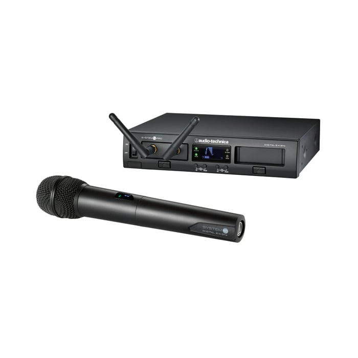 Audio-Technica ATW-1302 System 10 PRO Rackmount Digital Wireless Handheld System with ATW-T1002 Handheld Transmitter ATW-1302