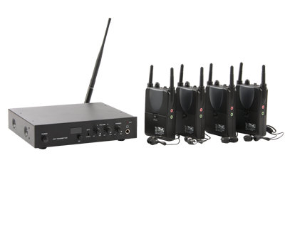 Anchor AL-BP 16-Channel UHF Assitive Listening System with (4) Receivers and (1) Transmitter AL-BP