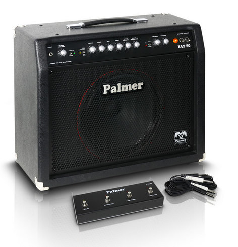 Palmer Fat 50 50W 4-Channel 1x12" Tube Guitar Combo Amplifier PFAT50