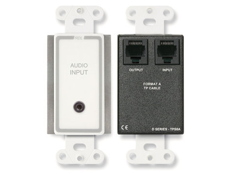 Radio Design Labs D-TPS8A Active Two-Pair Audio Sender, 1/8" to RJ45 D-TPS8A