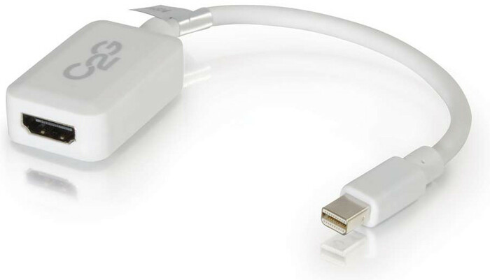 Cables To Go 54314 8" Mini DisplayPort Male to HDMI Female Adapter Converter Cable 54314