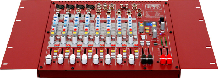 Galaxy Audio AXS-10RM 10 Channel Rackmount Mixer With 4 Microphone Inputs